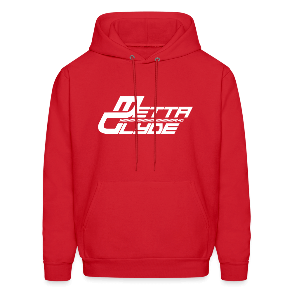 Official Metta & Glyde Unisex Logo Hoodie [Red] - red