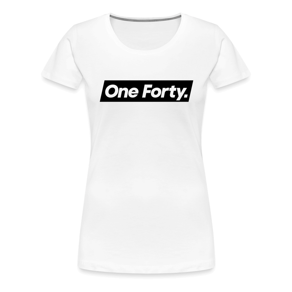 Official One Forty Womens Logo T-Shirt [White] - white