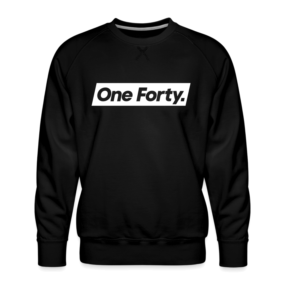 One Forty Unisex Logo Sweatshirt [Black] - black