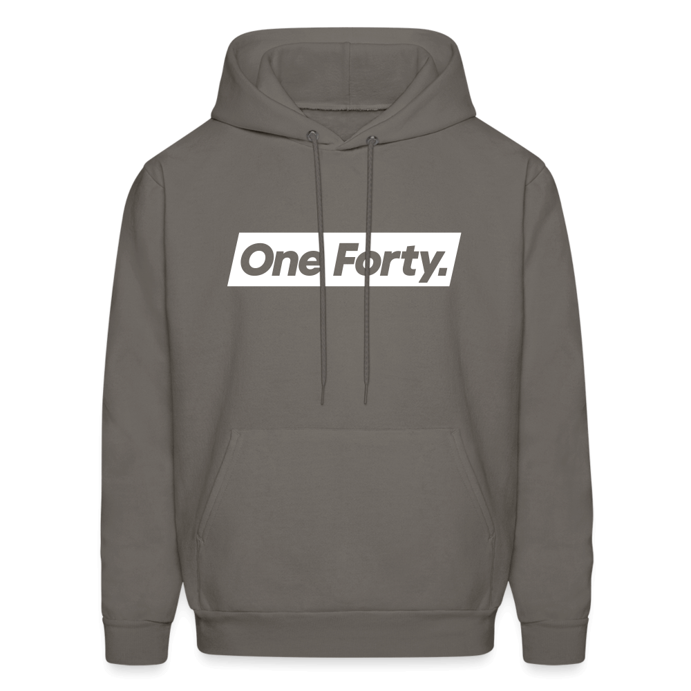 Official One Forty Unisex Logo Hoodie [Asphalt Grey] - asphalt gray