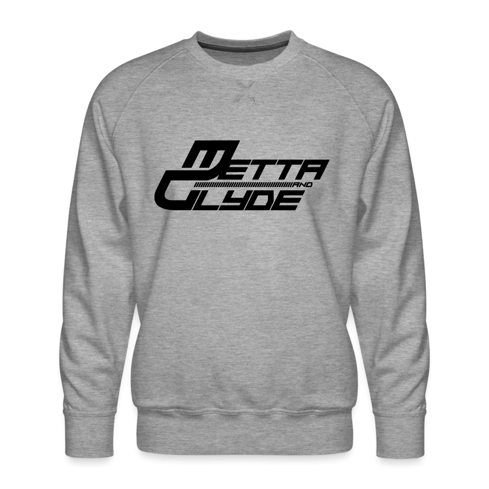 Official Metta & Glyde Unisex Logo Sweatshirt [Grey] - heather grey