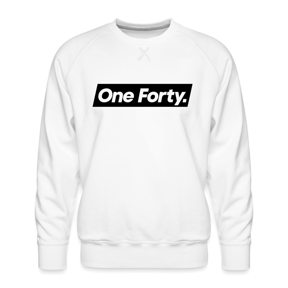 One Forty Unisex Logo Sweatshirt [White] - white