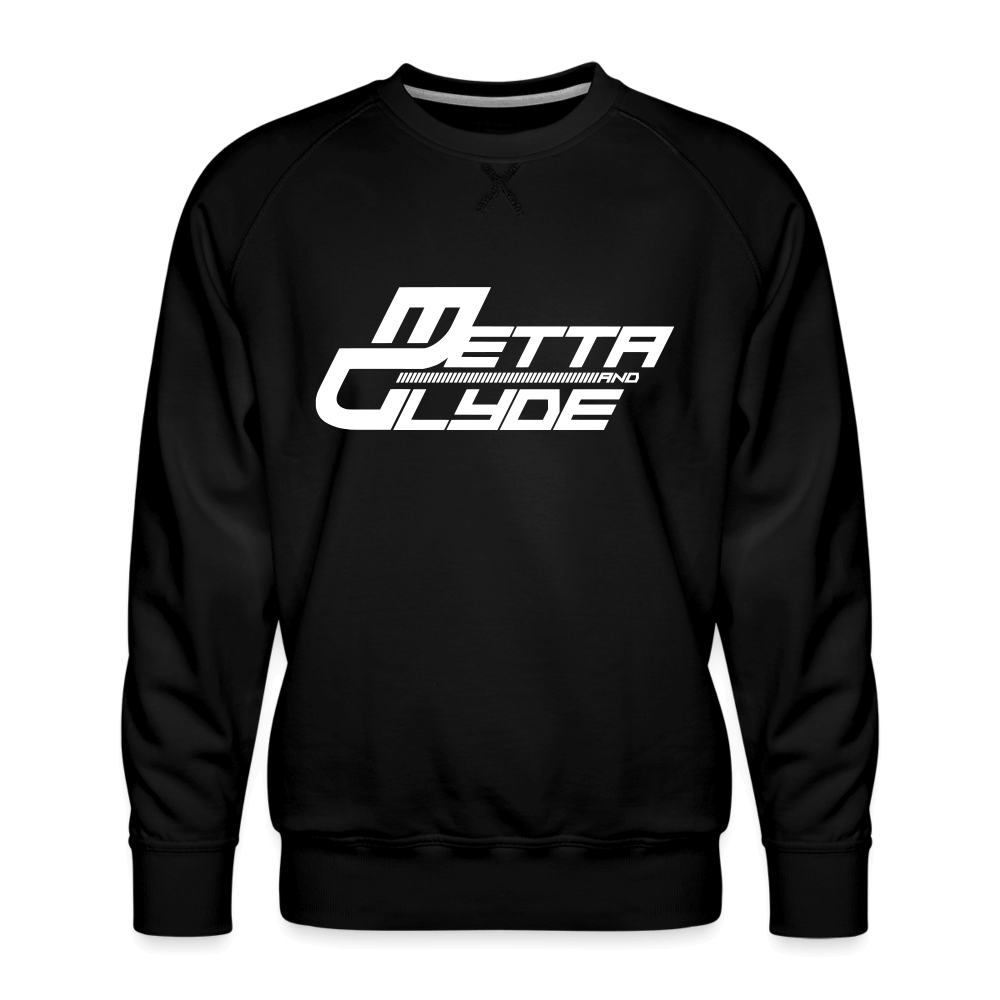 Official Metta & Glyde Unisex Logo Sweatshirt [Black] - black