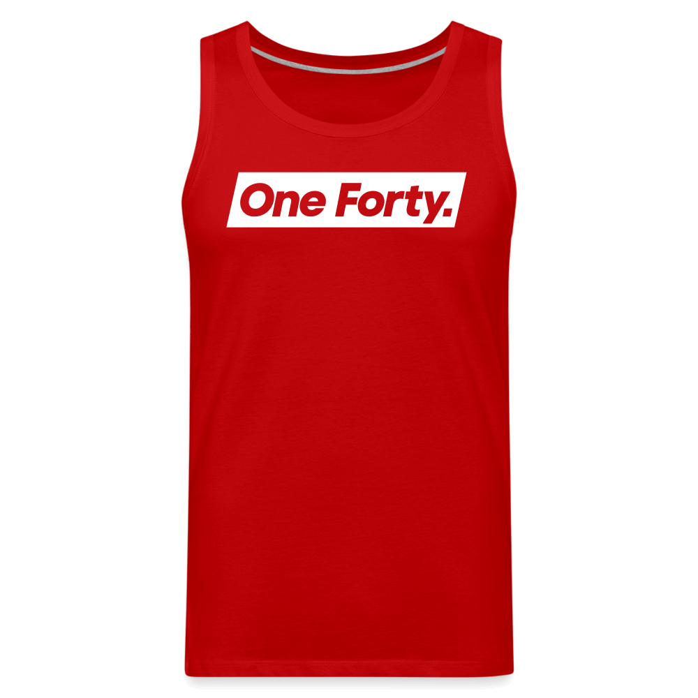 Official One Forty Mens Logo Vest [Red] - red