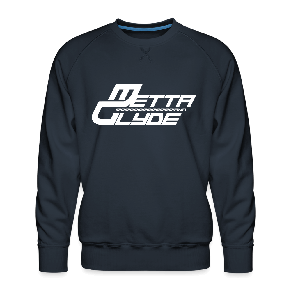 Official Metta & Glyde Unisex Logo Sweatshirt [Navy] - navy