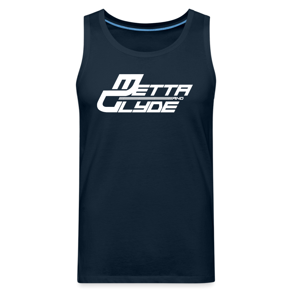 Official Metta & Glyde Mens Logo Vest [Deep Navy] - deep navy