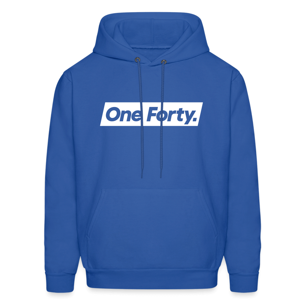 Official One Forty Unisex Logo Hoodie [Royal Blue] - royal blue