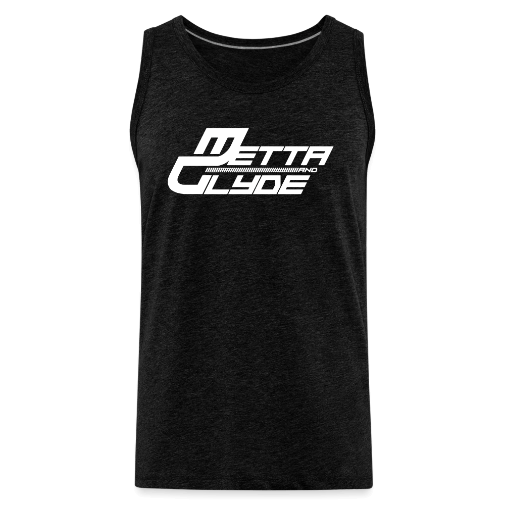 Official Metta & Glyde Mens Logo Vest [Charcoal Grey] - charcoal grey