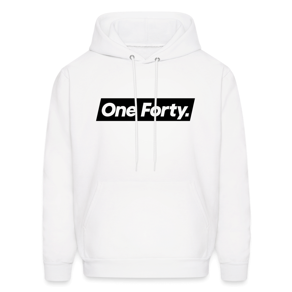 Official One Forty Unisex Logo Hoodie [White] - white