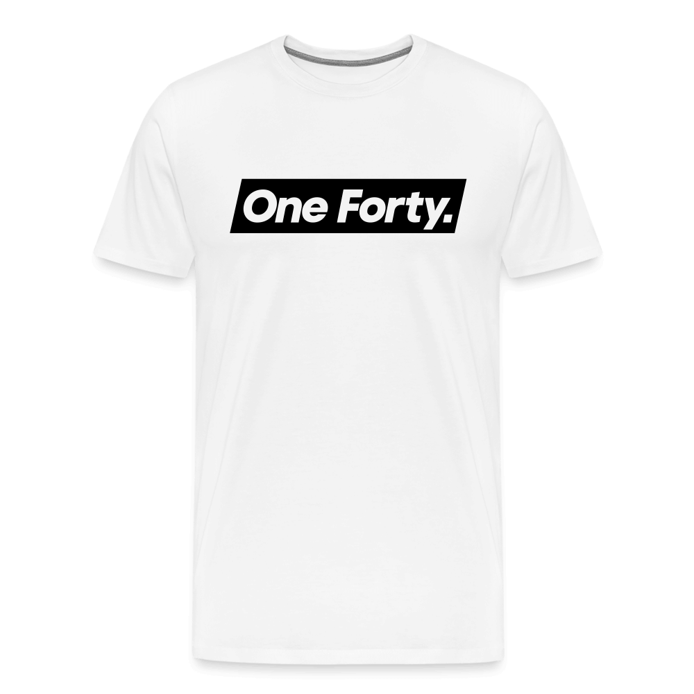 Official One Forty Mens Logo Tee [White] - white