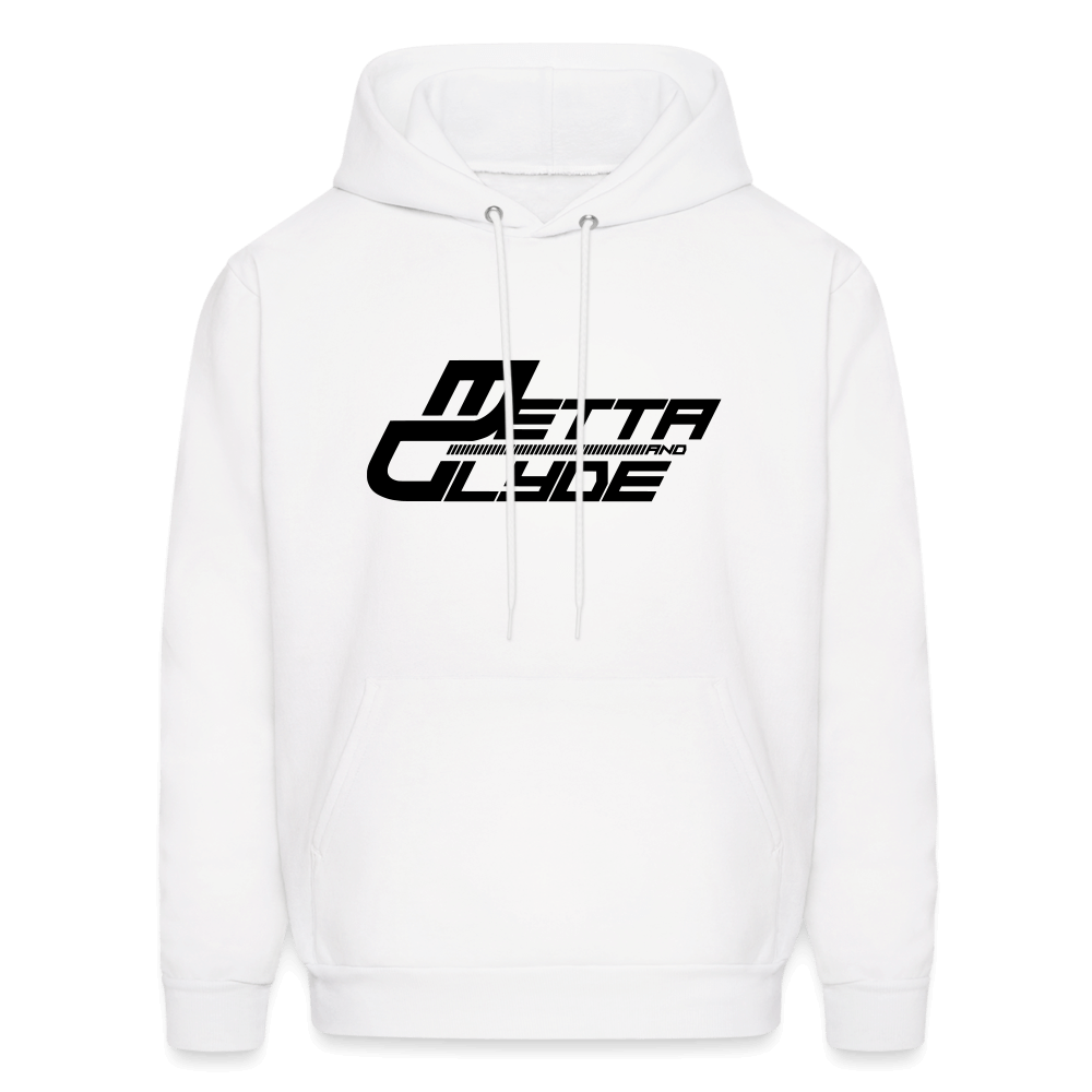 Official Metta & Glyde Unisex Logo Hoodie [White] - white