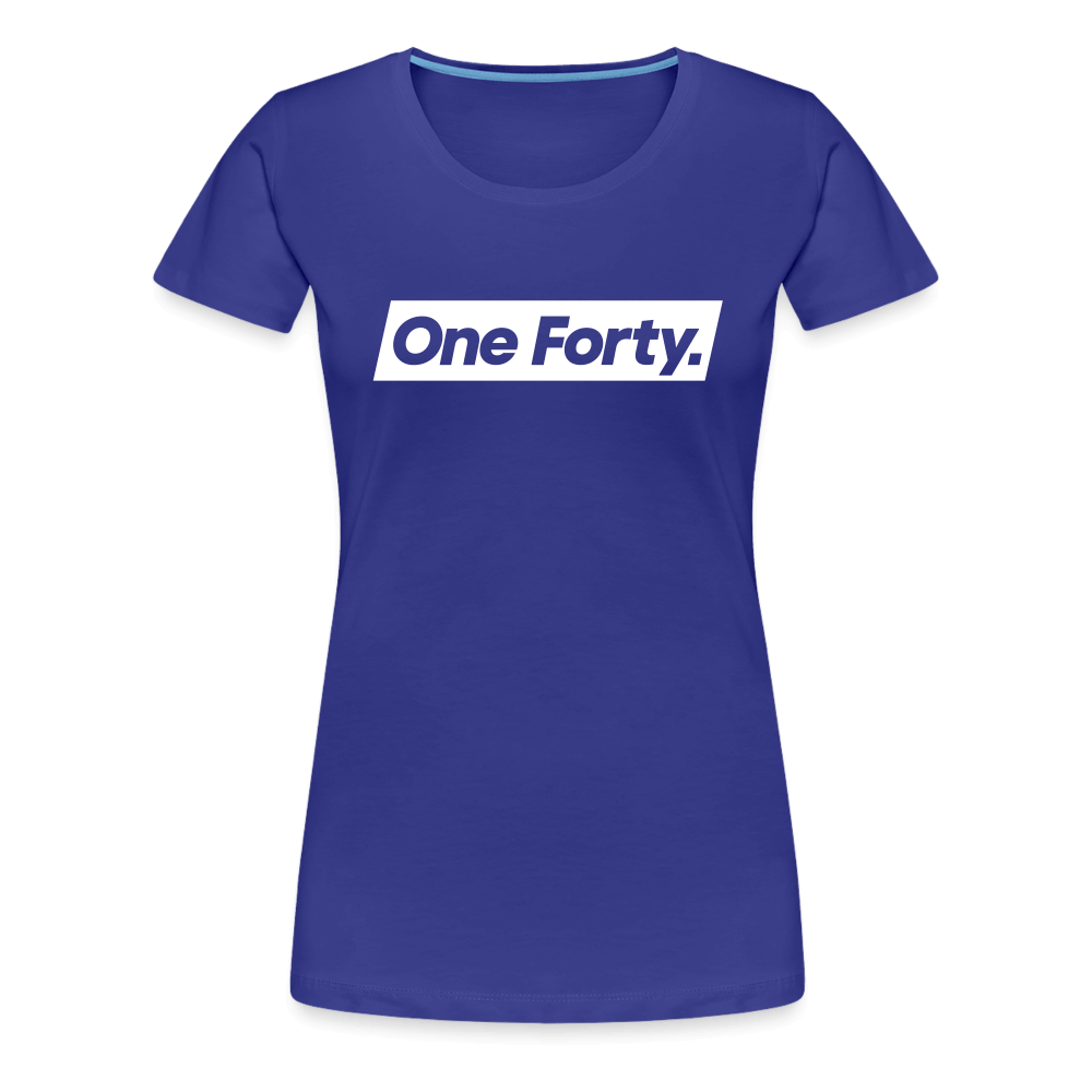 Official One Forty Womens Logo T-Shirt [Royal Blue] - royal blue