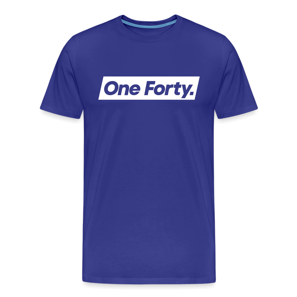 Official One Forty Mens Logo Tee [Royal Blue] - royal blue