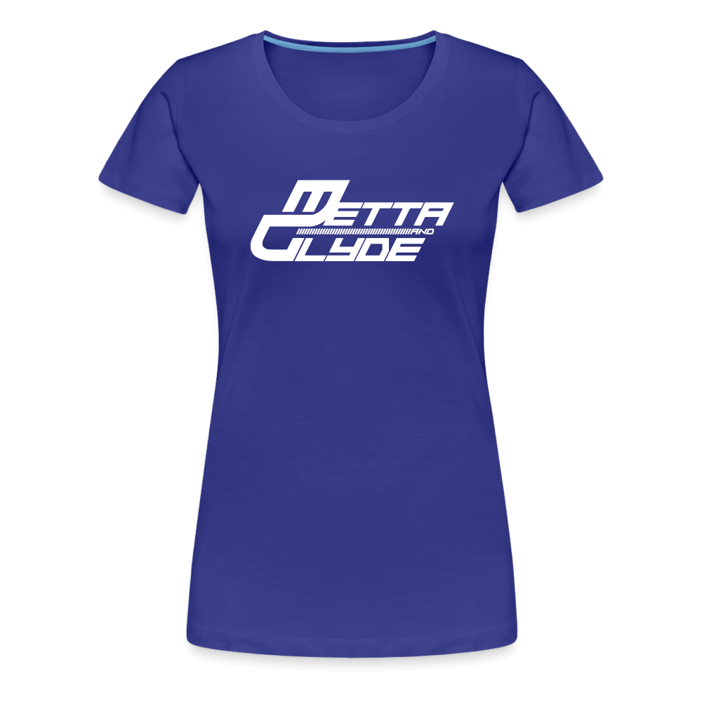 Official Metta & Glyde Womens Logo T-Shirt [Royal Blue] - royal blue