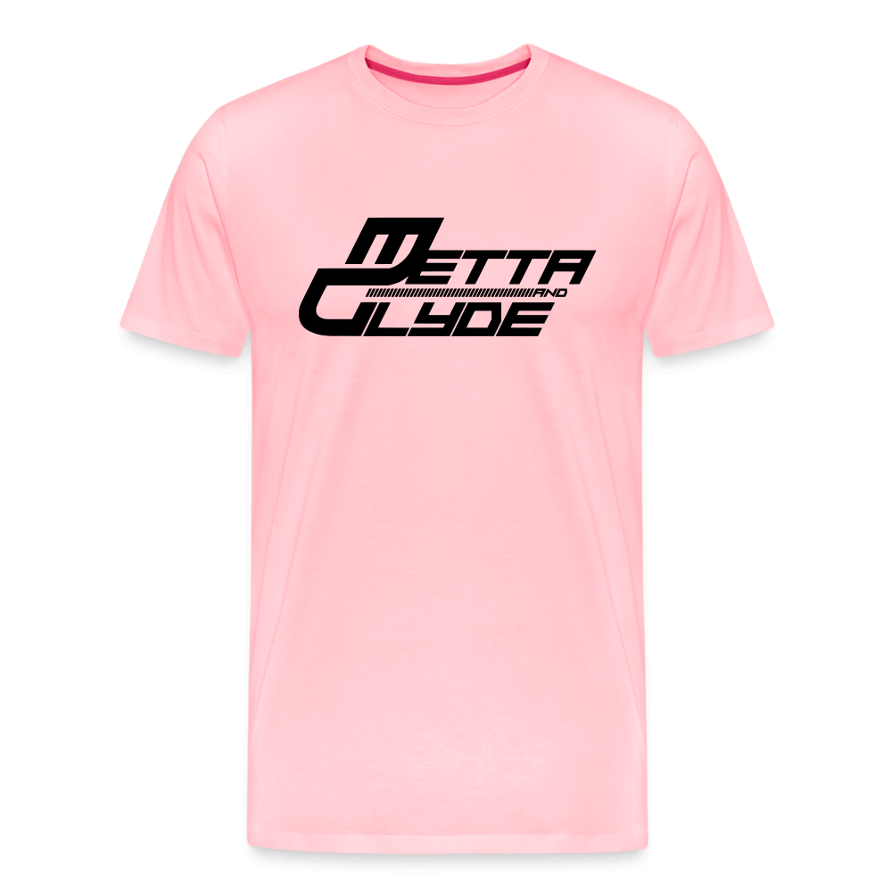 Official Metta & Glyde Mens Logo T-Shirt [Pink] - pink