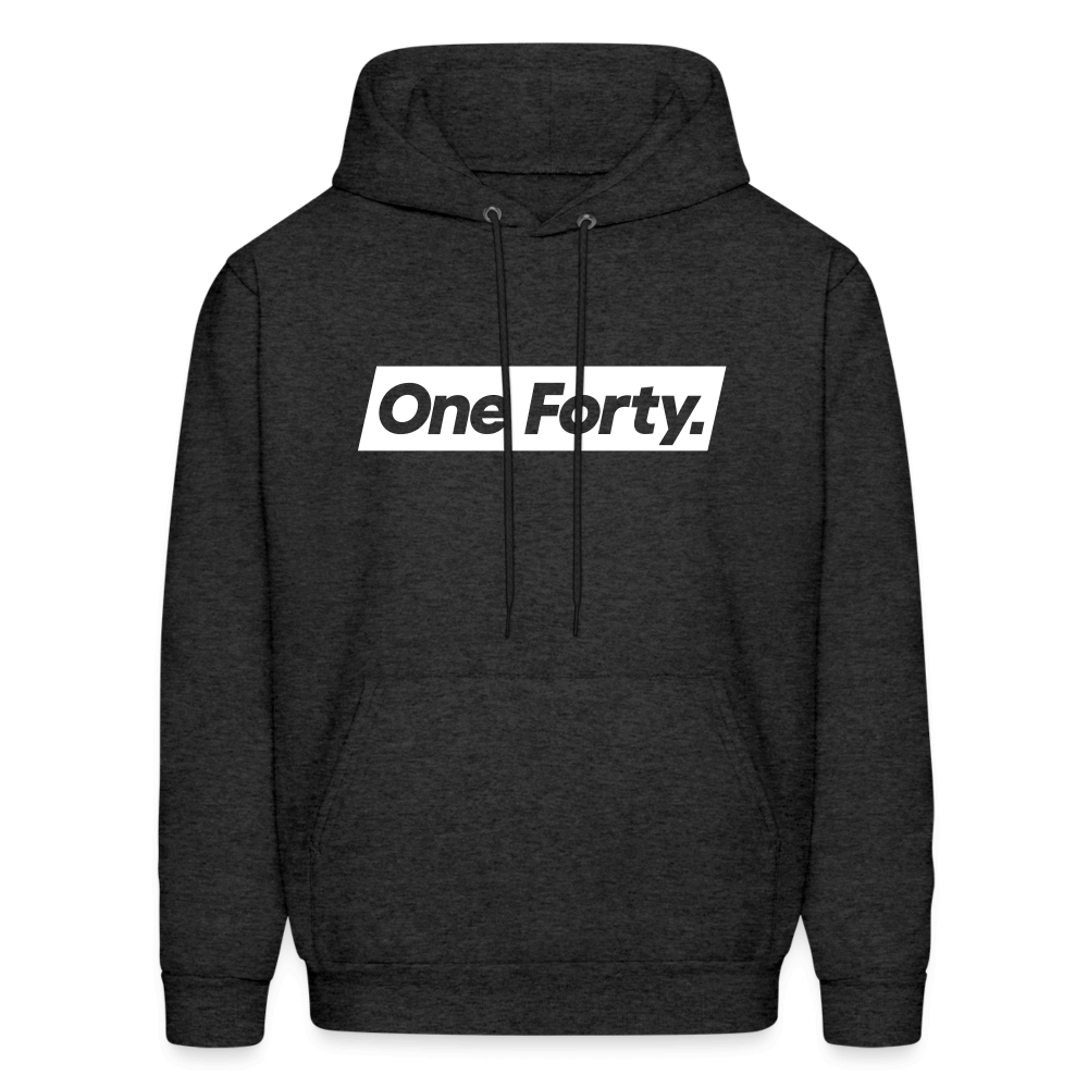 Official One Forty Unisex Logo Hoodie [Charcoal Grey] - charcoal grey