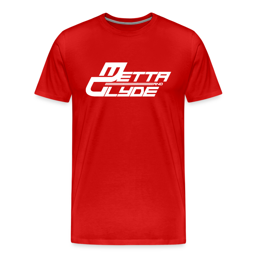 Official Metta & Glyde Mens Logo T-Shirt [Red] - red