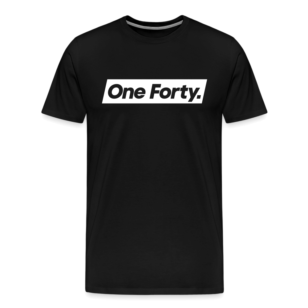 Official One Forty Mens Logo Tee [Black] - black