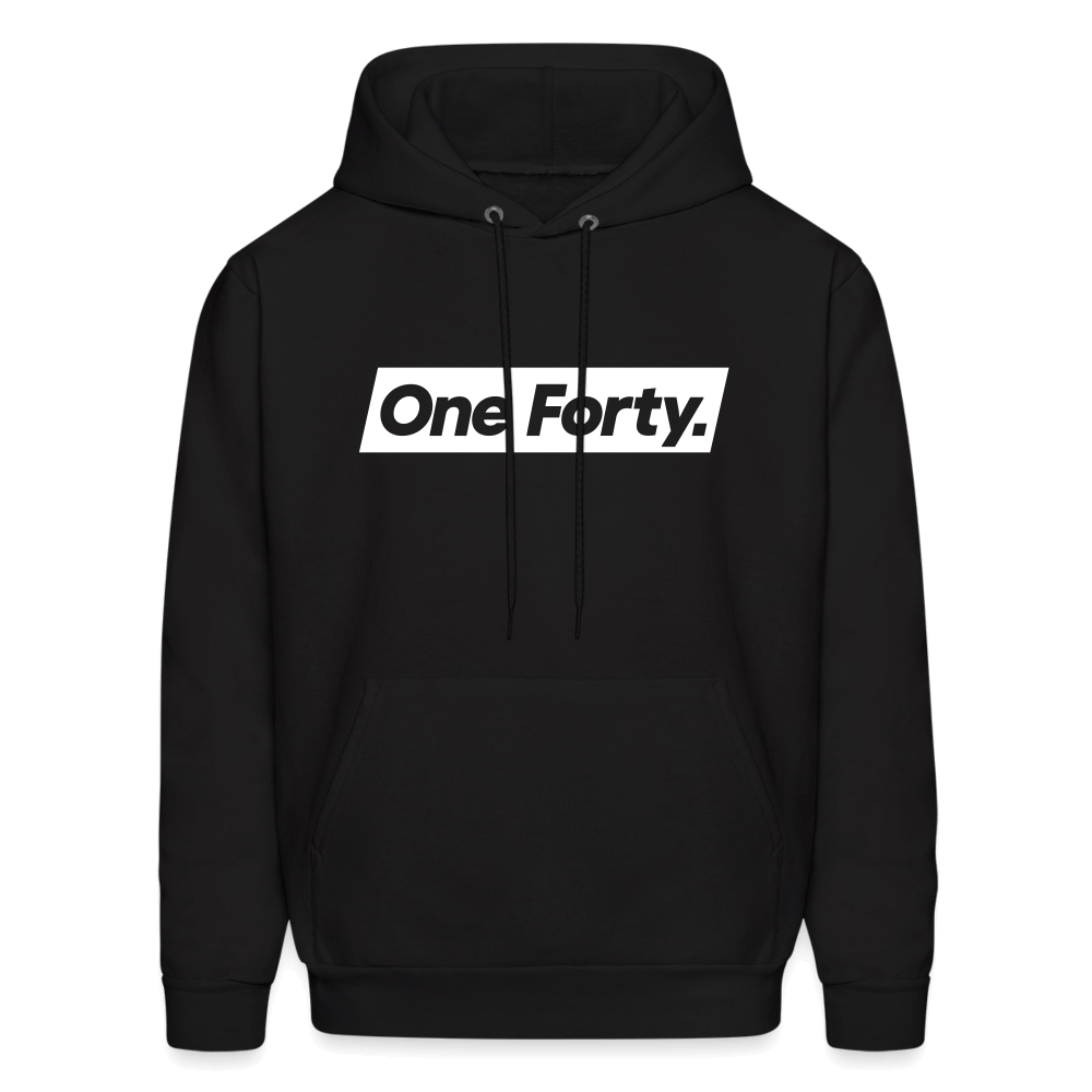 Official One Forty Unisex Logo Hoodie [Black] - black