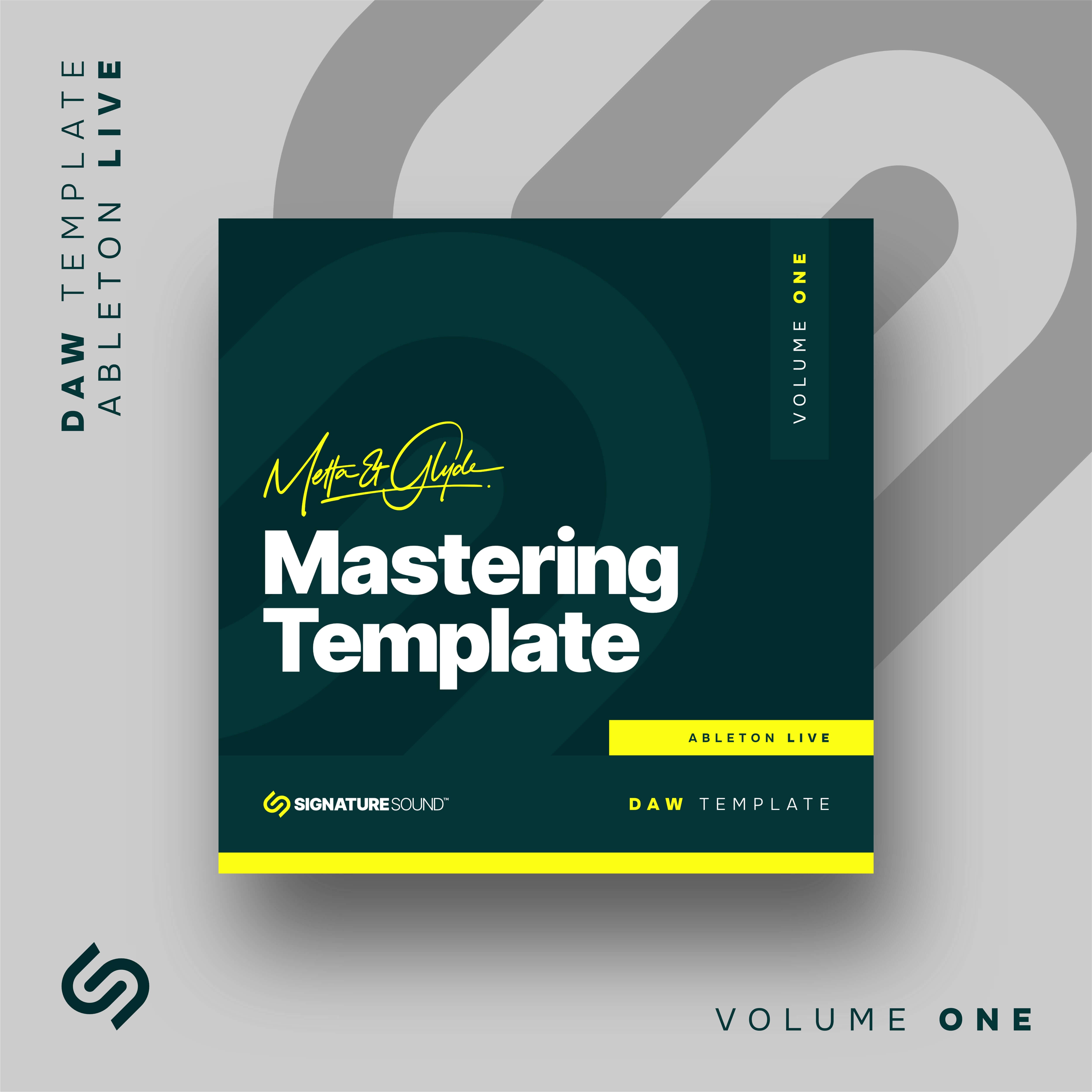 Metta & Glyde Mastering Template [Ableton Live] Volume One