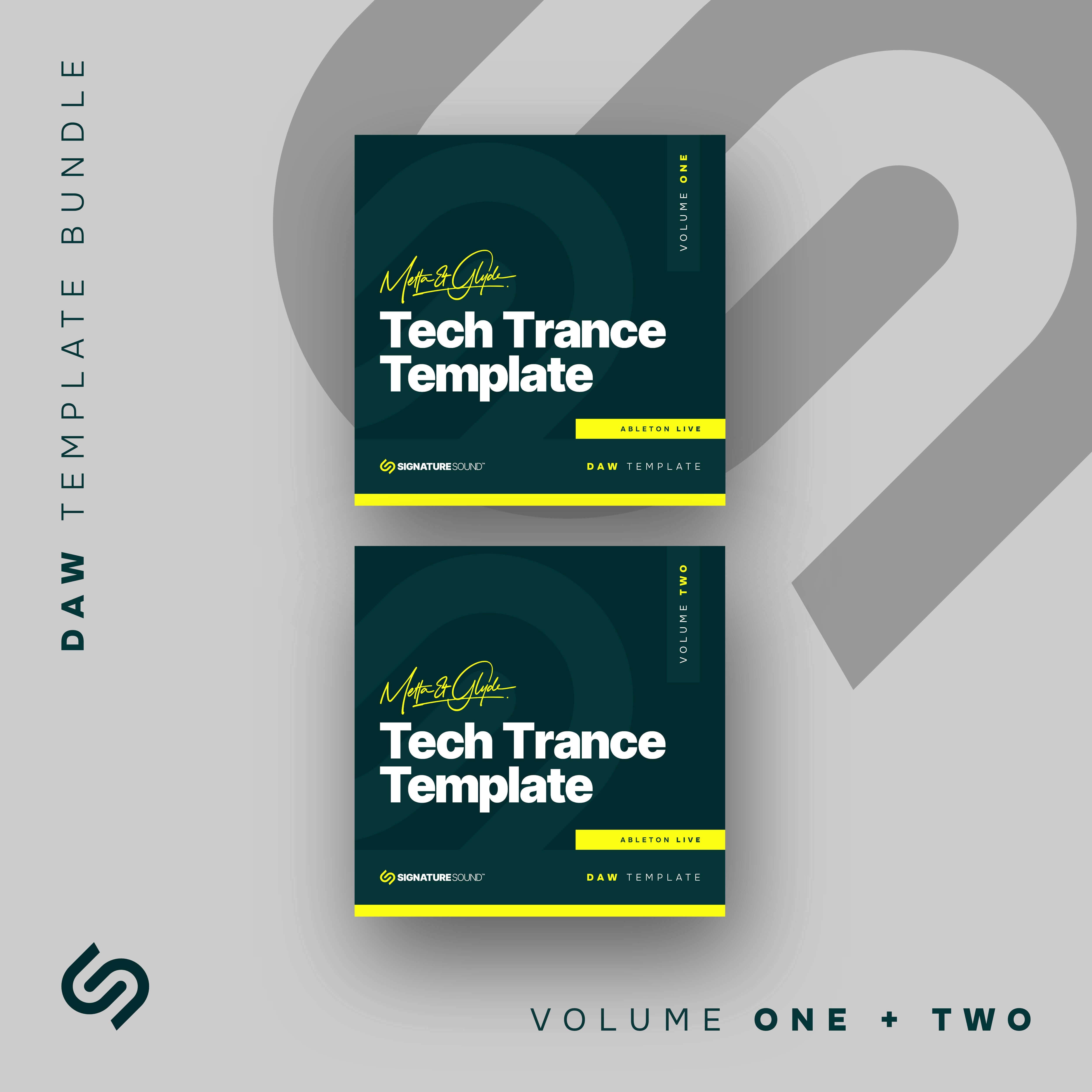 Metta & Glyde Tech Trance Template [Ableton Live] Bundle