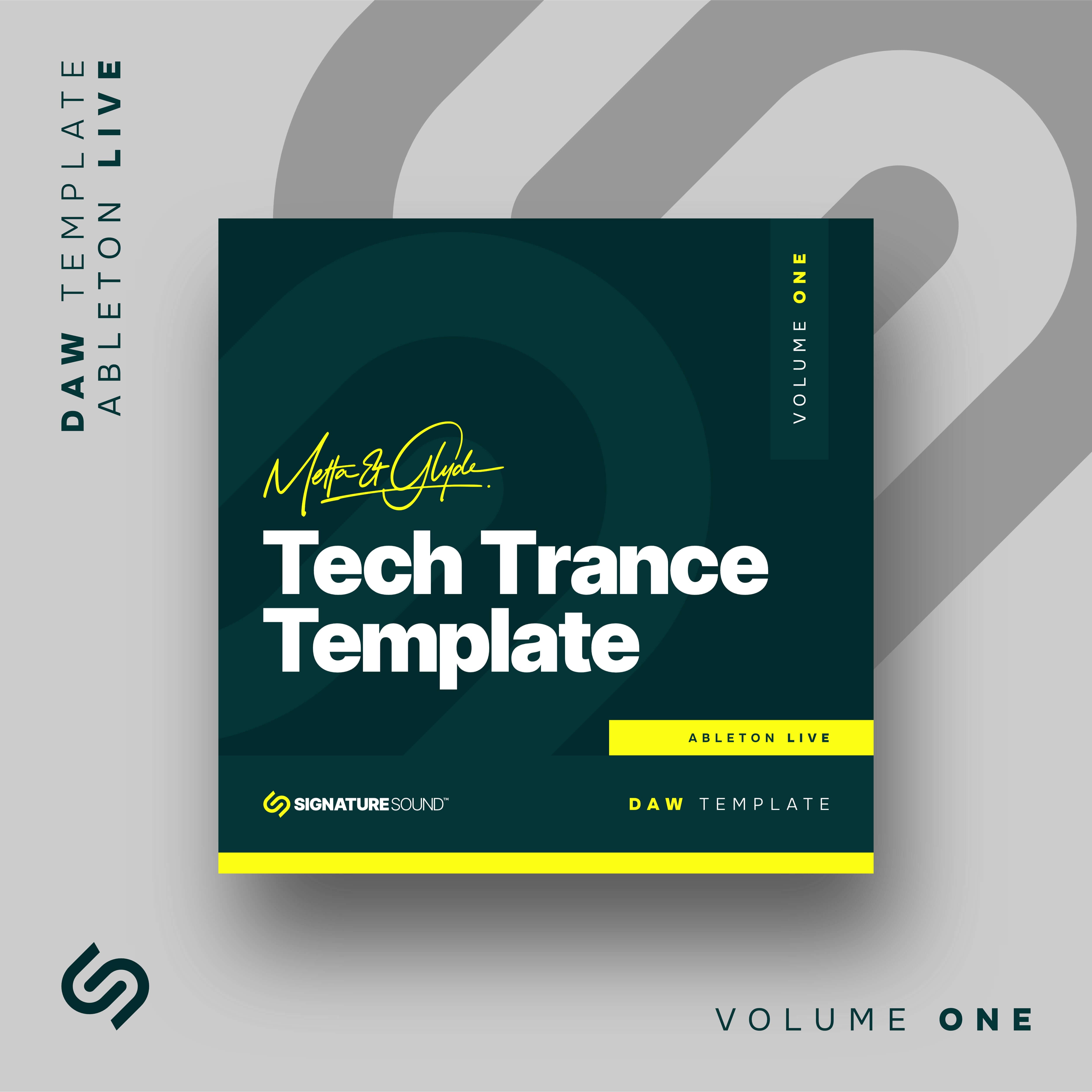 Metta & Glyde Tech Trance Template [Ableton Live] Volume One